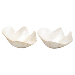 Set of Two Nacre Bowls, circa 1950