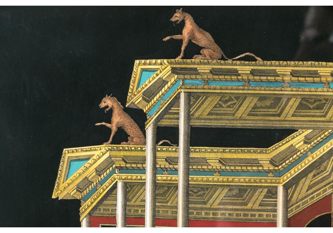 Set Of Two Neoclassical Style Framed Hand-colored 18th C. Engravings #3 For Sale 12