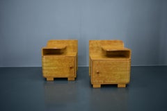 Set of Two Night Stands by Jindřich Halabala for UP Zavody, 1939s