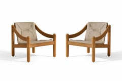 Set of Two Novetrenta Rope Outdoor Armchairs by Vico Magistretti for Cassina