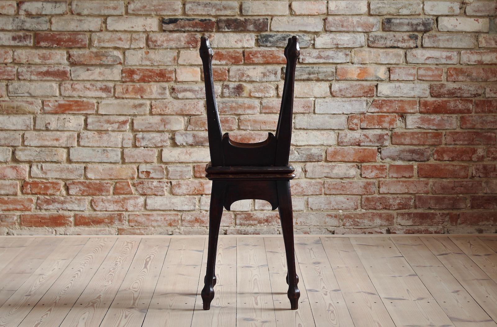 Set of Two Oak Stools, Early 20th Century 1