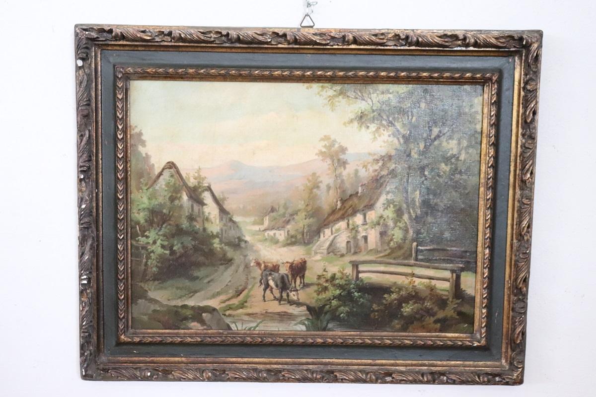 Set di due dipinti a olio su tela Townes 4