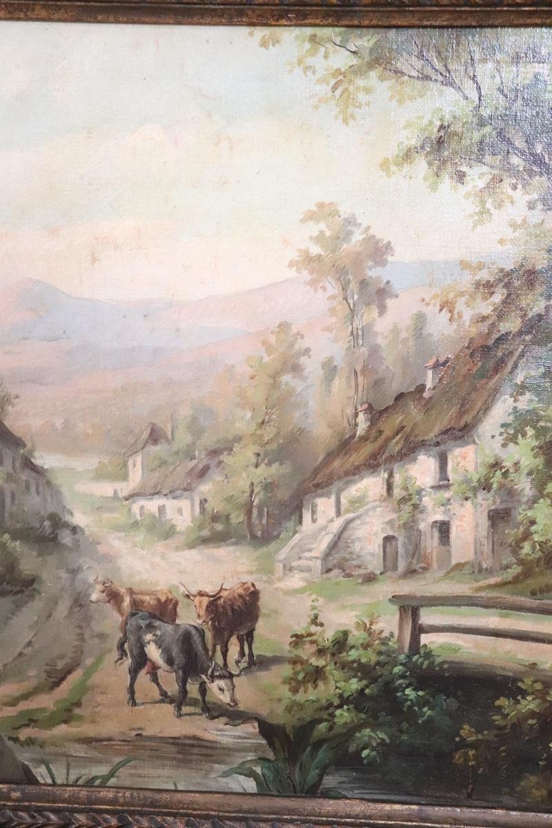 Set di due dipinti a olio su tela Townes 8