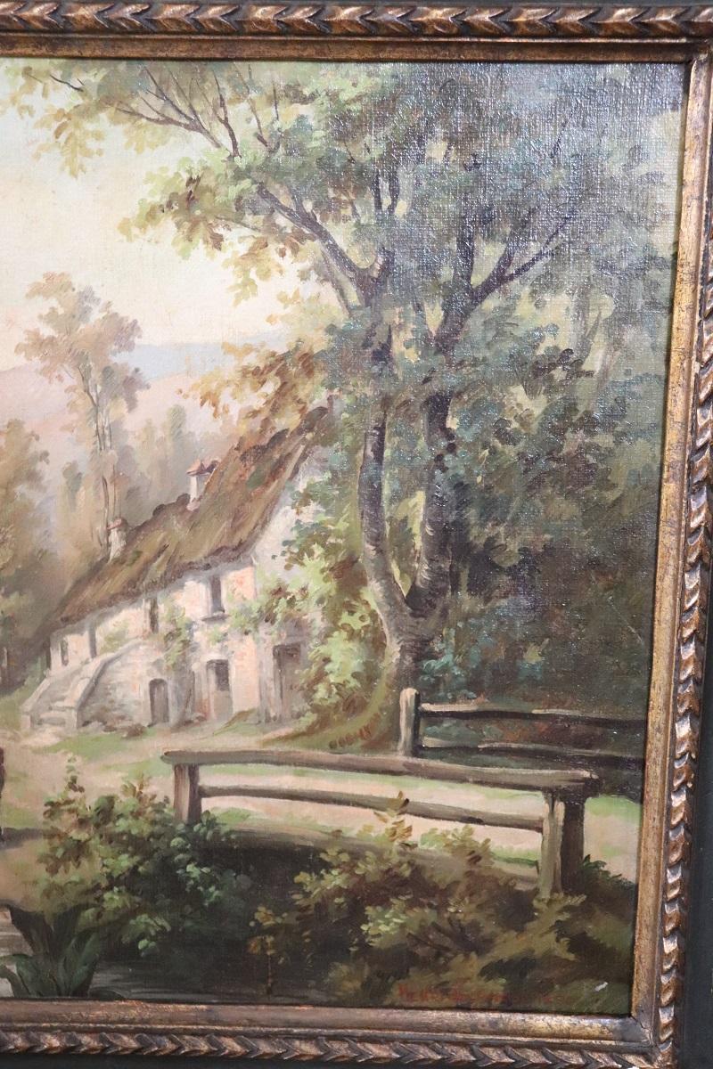 Set di due dipinti a olio su tela Townes 9