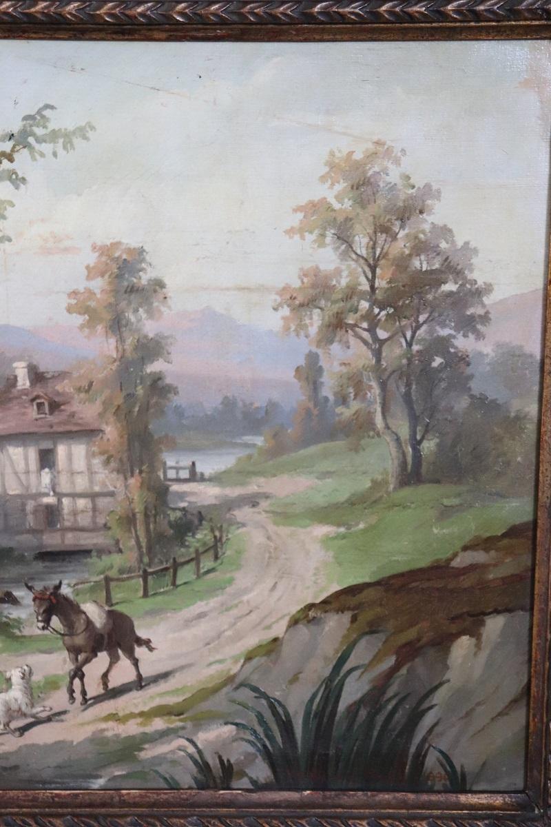 Set di due dipinti a olio su tela Townes 1