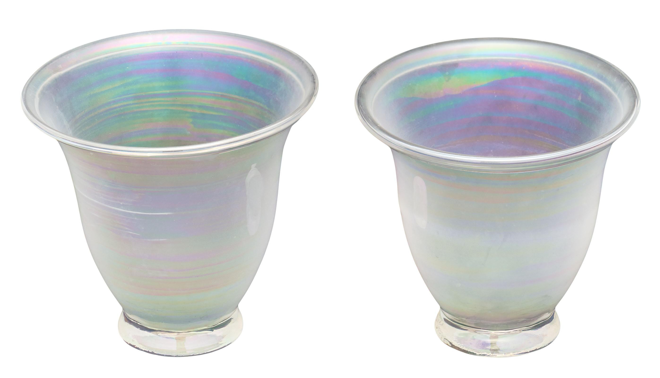 Italian Set of Two Opalescent 