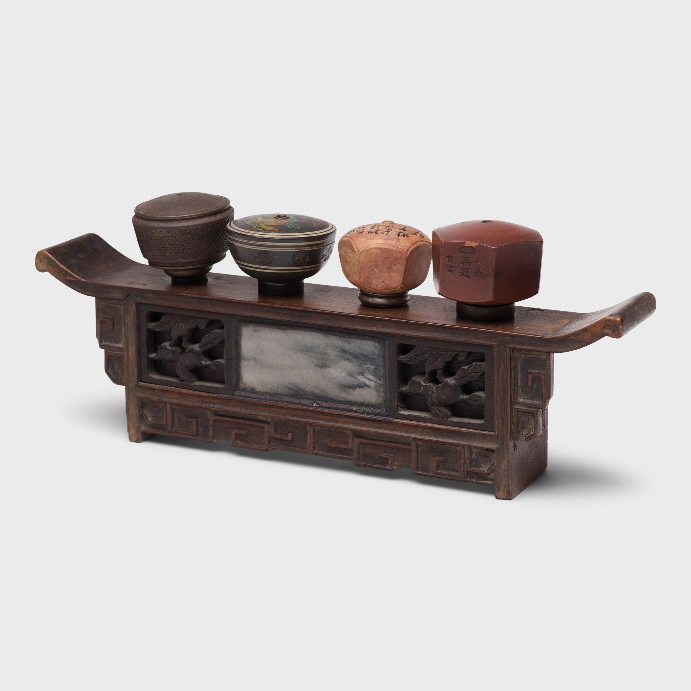 Cast Set of Two Opium Bowls