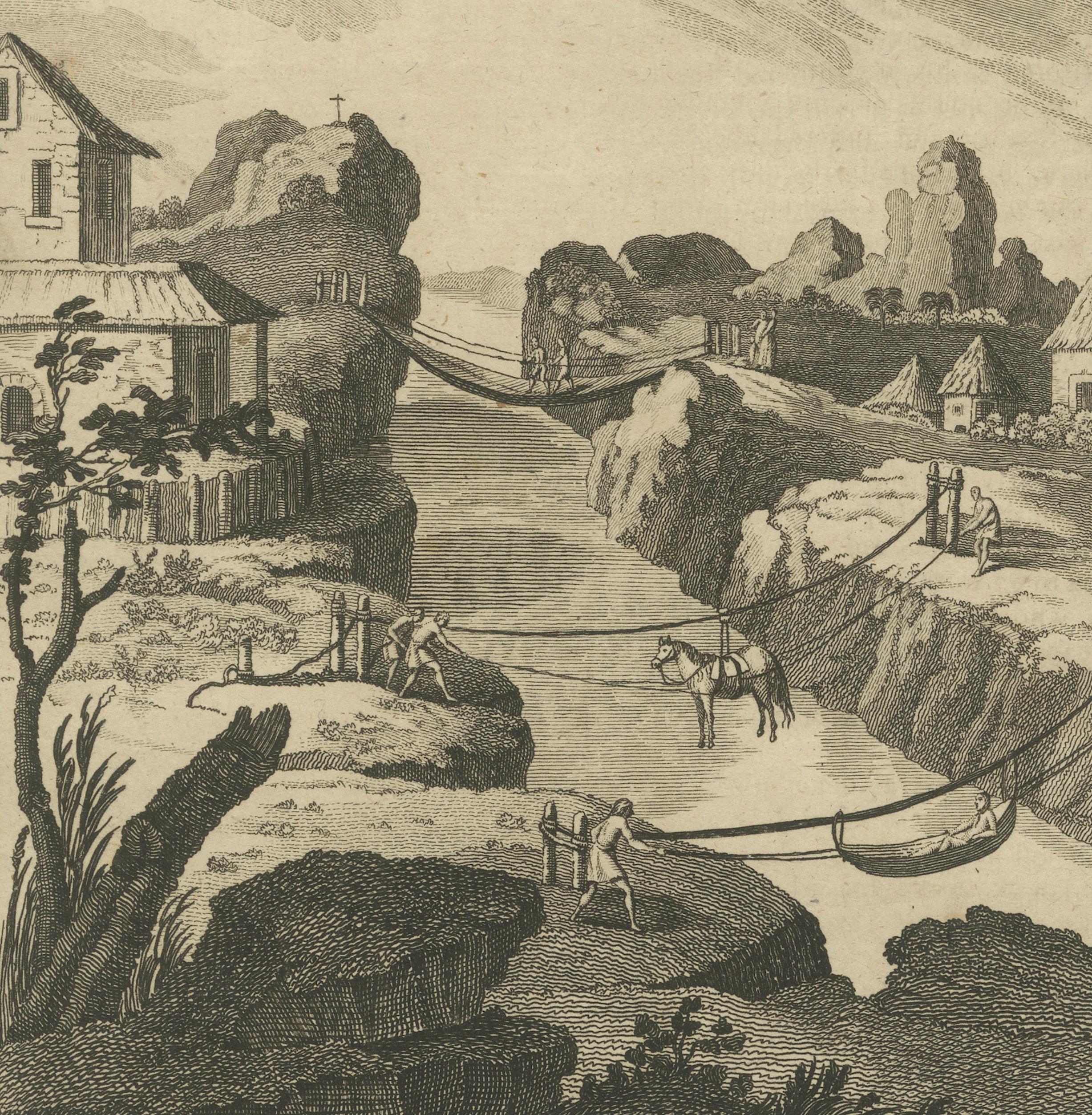 Set of Two Original Antique Engravings of Peru by C.T. Middleton, 1778