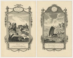 Conjunto de dos grabados antiguos originales de Perú, obra de C.T. Middleton, 1778 Te cuento que...
