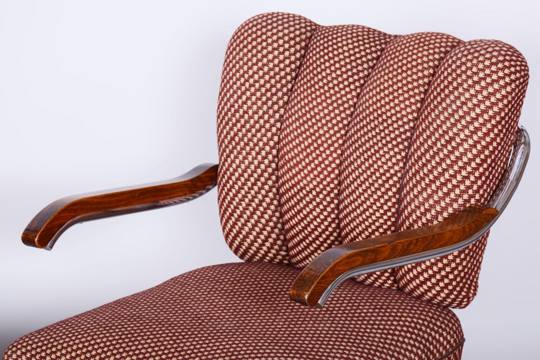 Ensemble de deux fauteuils Bauhaus originaux, par O. Zoufalý, chrome, tchèque, années 1930 Bon état - En vente à Brandys nad Labem, Středočeský kraj