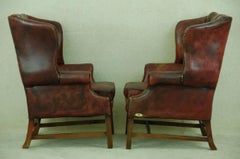 Set of Two Original Chesterfield Chairs
