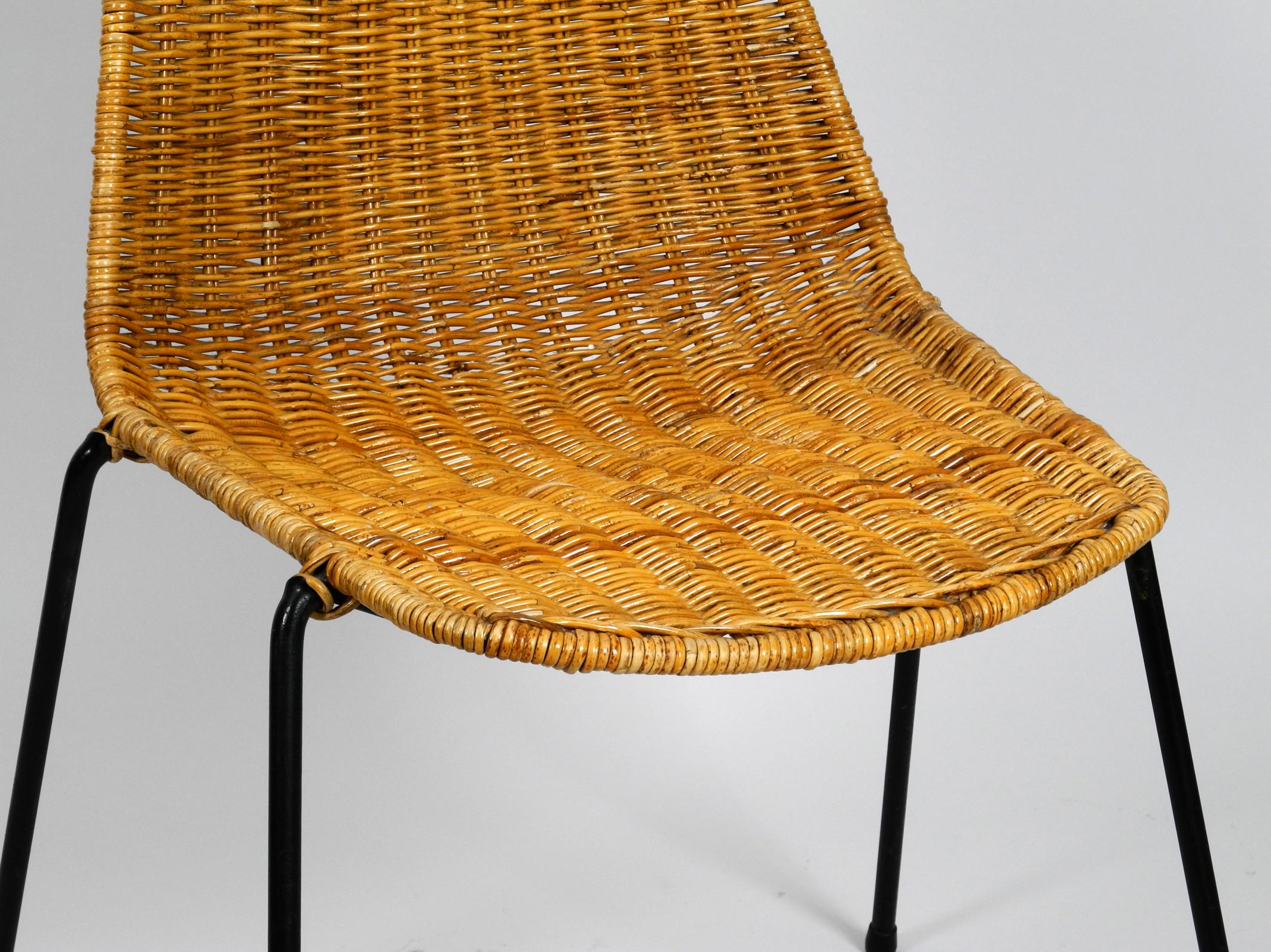 Set of Two Original Mid-Century Modern Gian Franco Legler Basket Chairs 4