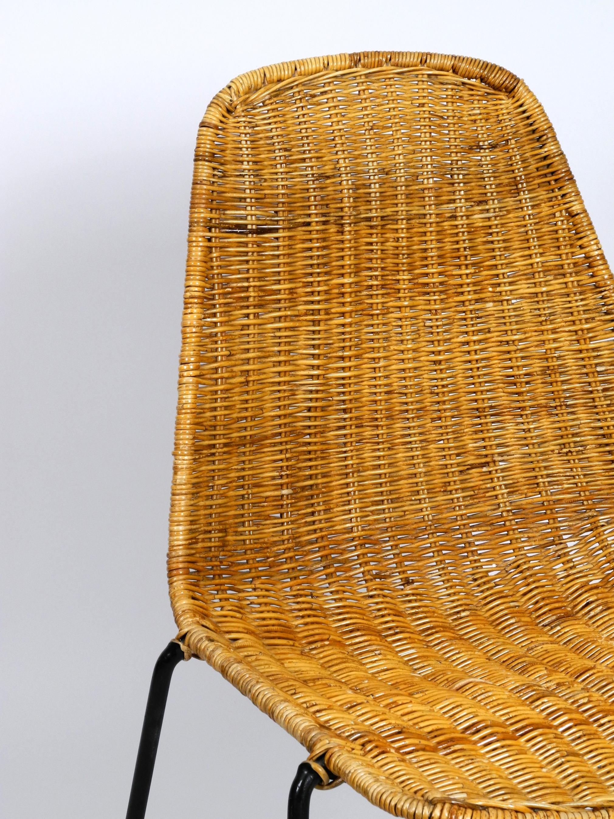 Set of Two Original Mid-Century Modern Gian Franco Legler Basket Chairs 5