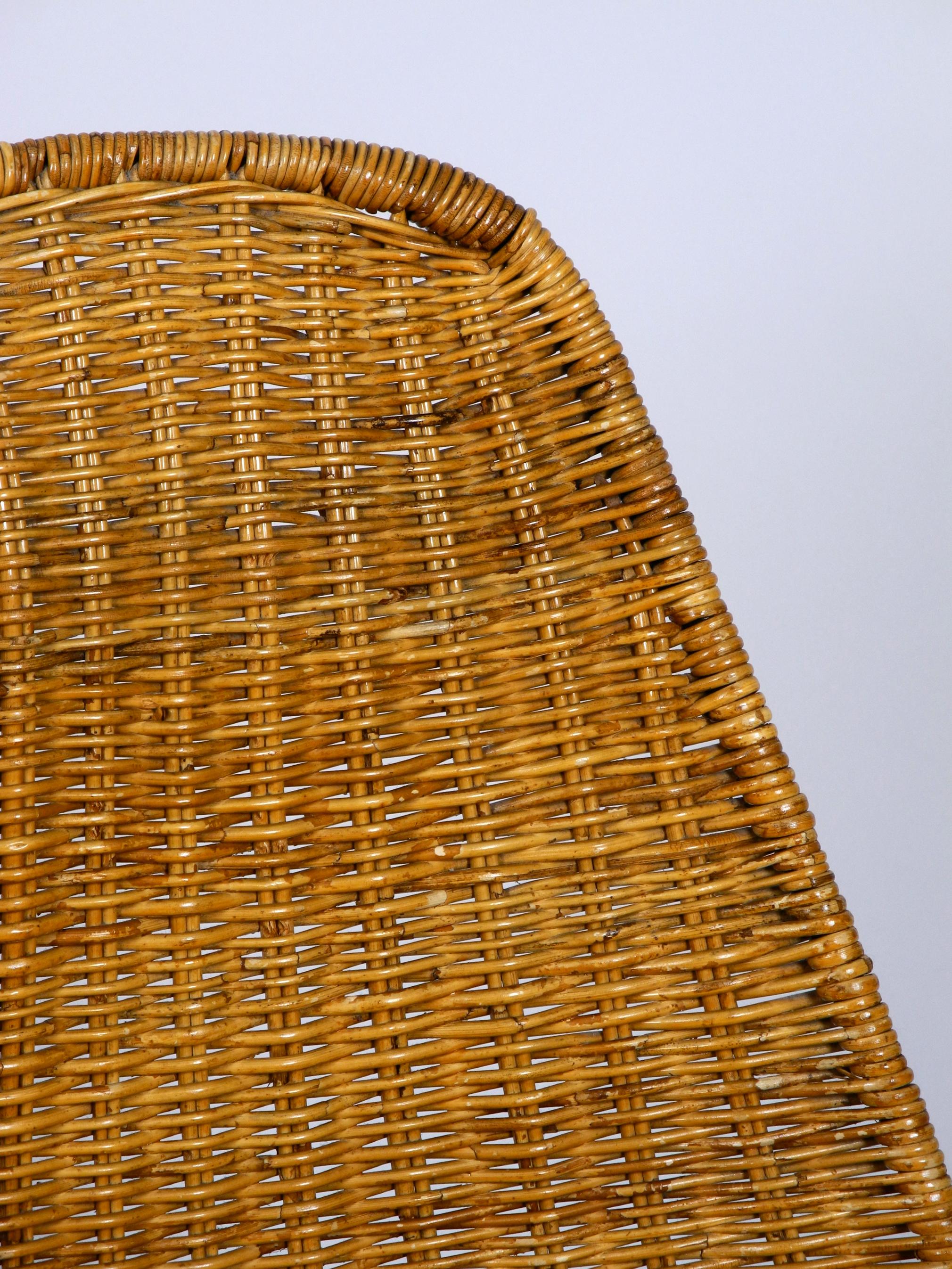 Set of Two Original Mid-Century Modern Gian Franco Legler Basket Chairs 8