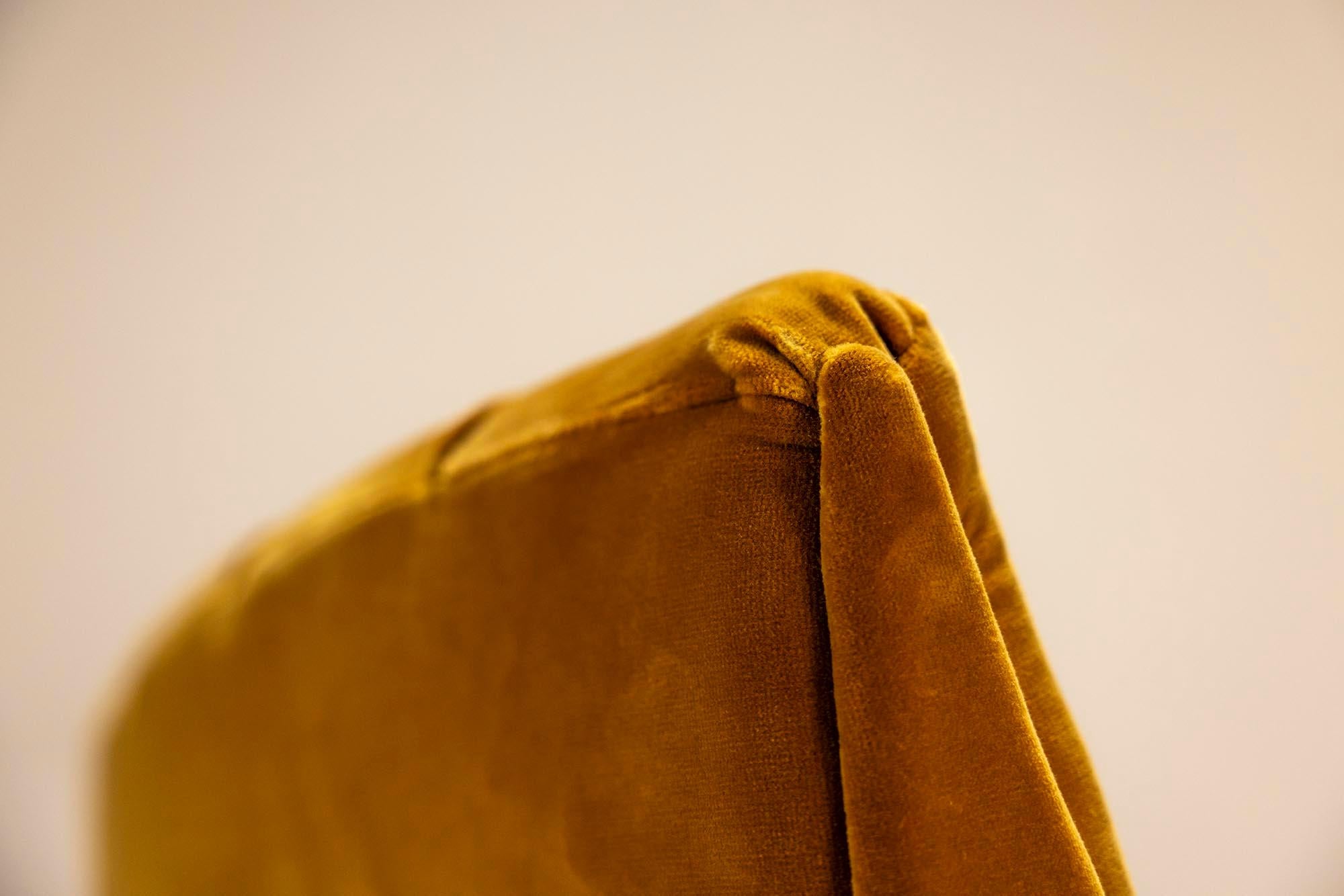 Ensemble de deux chaises longues P 30 en ocre d'Osvaldo Borsani pour Tecno, 1952 en vente 7