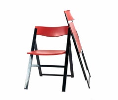 Set of Two P08 Folding Chairs by Justus Kolberg, 1991