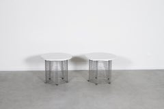 Set of Two ‘Pantonova’ Wire Tables by Verner Panton for Fritz Hansen, 1971
