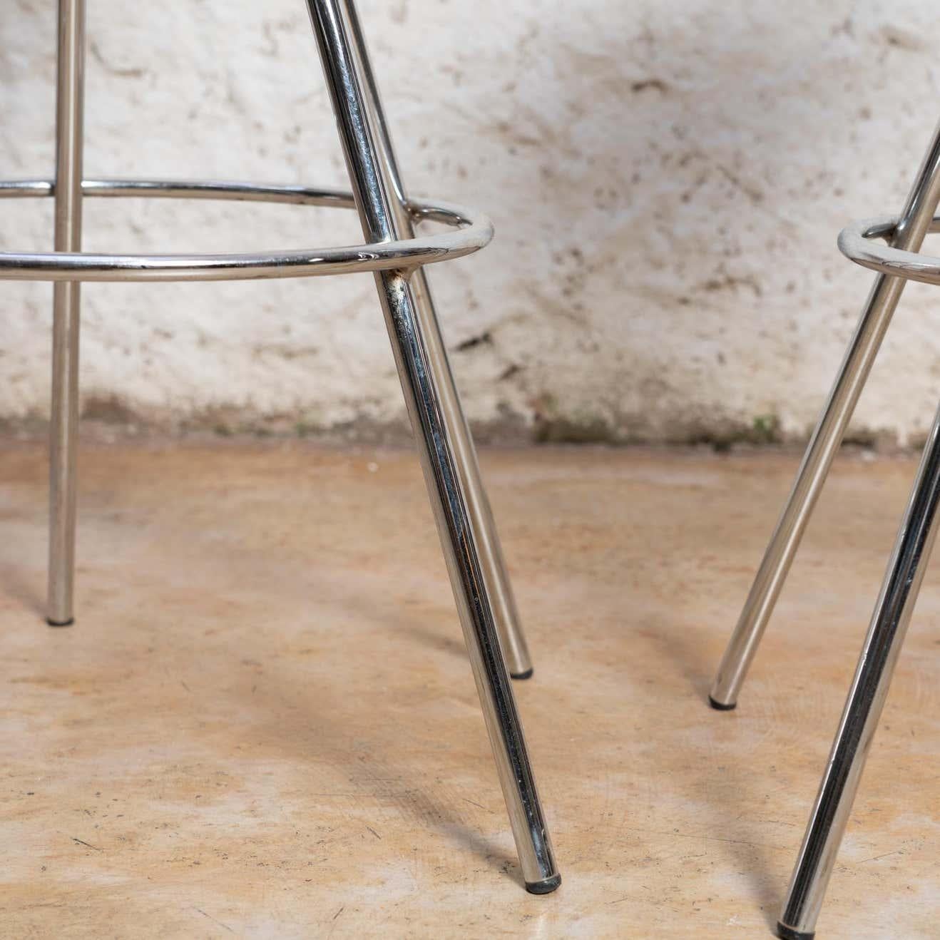 Set of Two Pepe Cortes Contemporary Jamaica Stools for Amat Barcelona 6