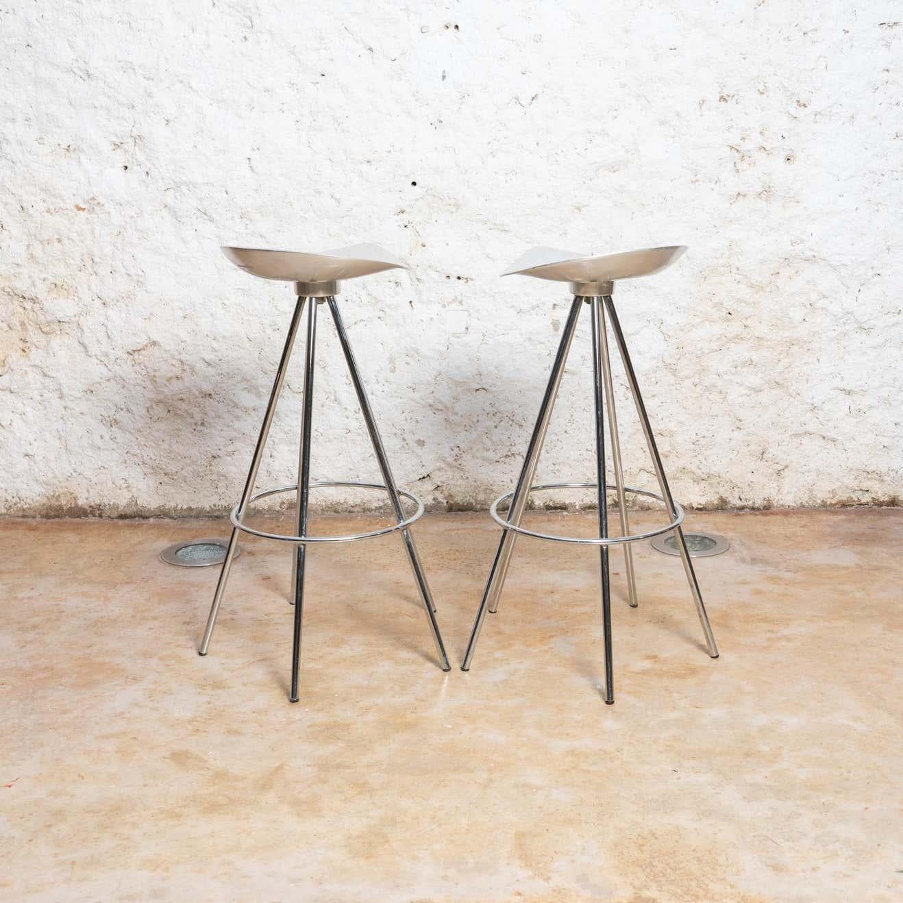 Set of Two Pepe Cortes Contemporary Jamaica Stools for Amat Barcelona 2