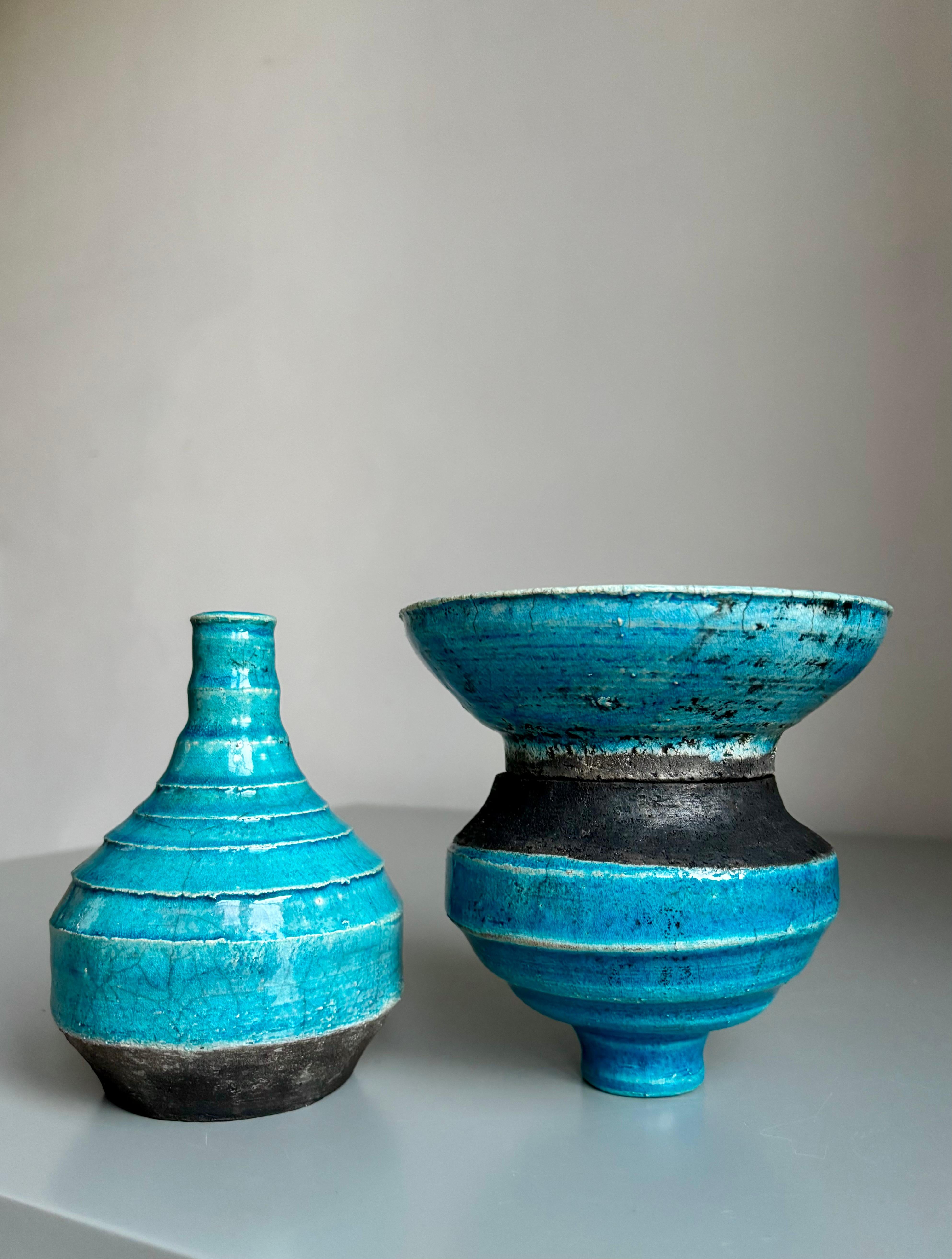 Set of Two Persson Stoneware Vases, 1960s For Sale 1