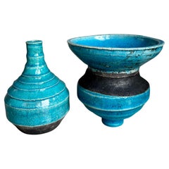 Set of Two Persson Stoneware Vases, 1960s
