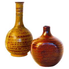 Set aus zwei kleinen Vasen aus Japan, 1960er-Jahre