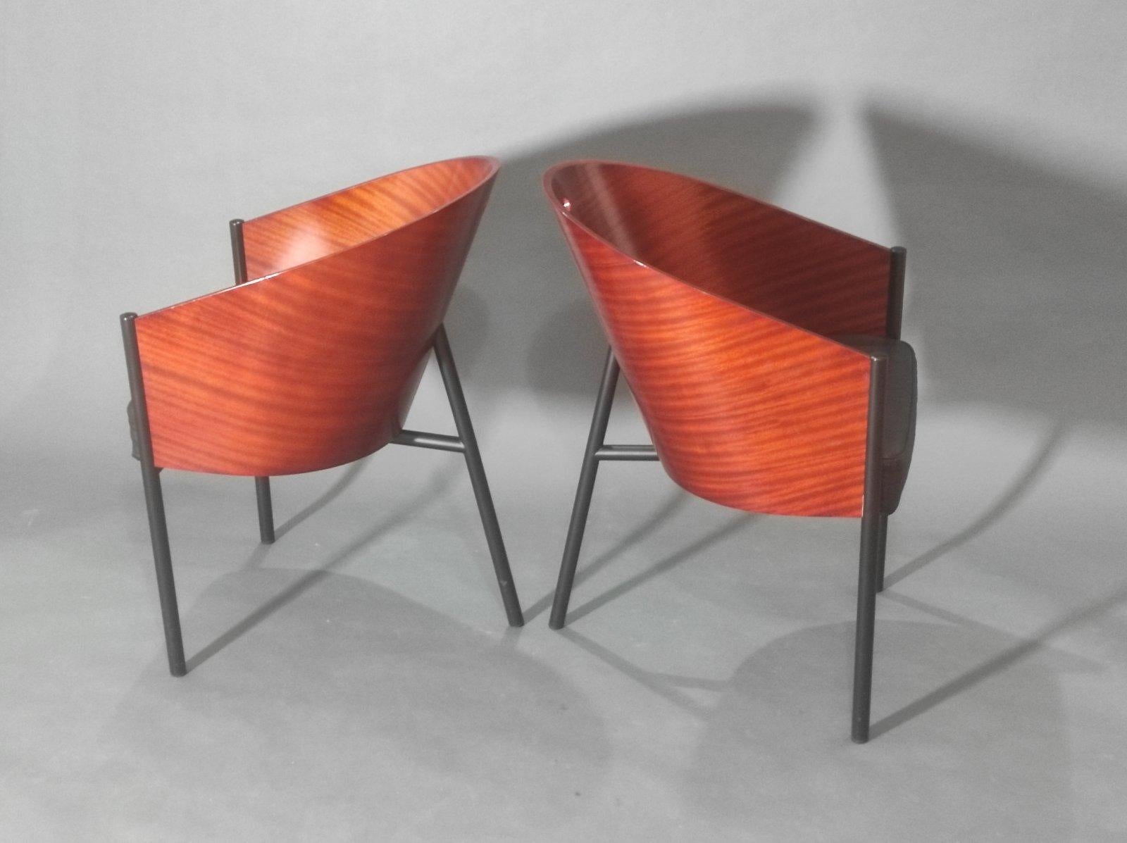 Poltrone Caffee Costes di Philippe Starck per ALEPH Driade anni '80