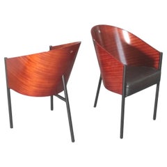 Set of Two Philippe Starck Caffee Costes Chair for ALEPH Driade 1980s
