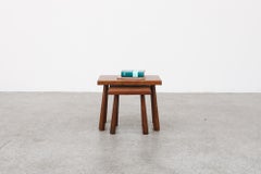 Set of Two Pierre Chapo Inspired Nesting Tables
