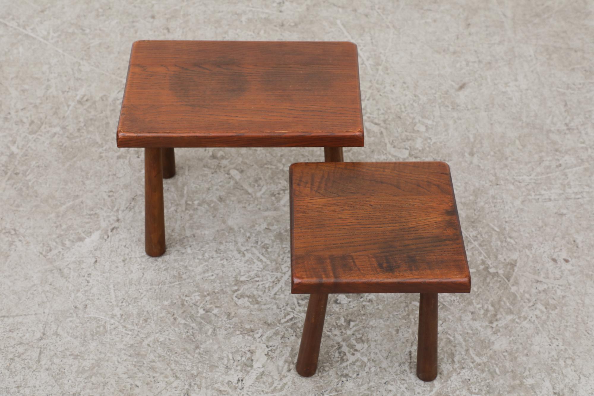 Set of Two Pierre Chapo Inspired Nesting Tables 1