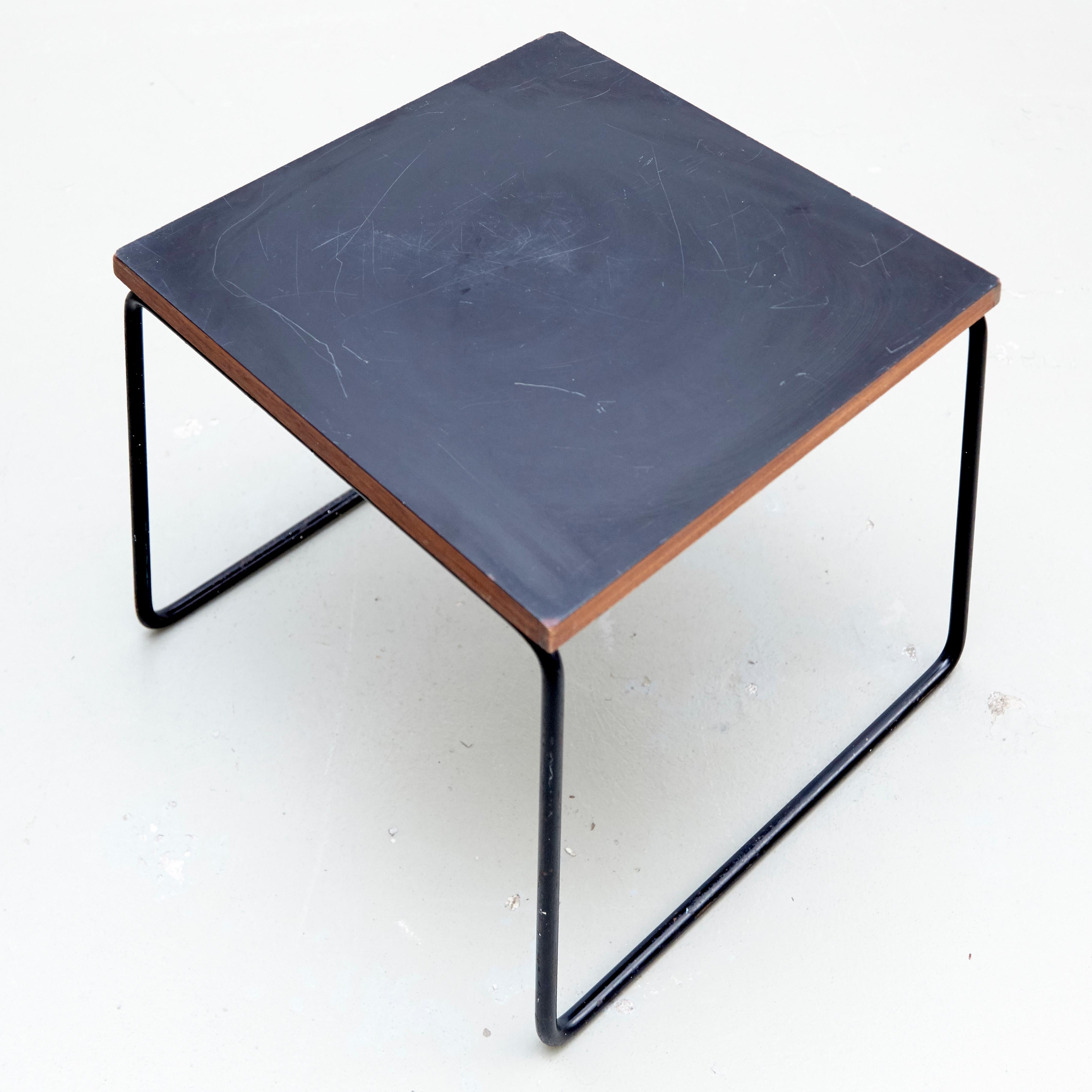 Set of Two Pierre Guariche Side Table for Steiner, circa 1950 6