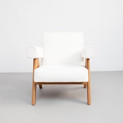 Set of Two Pierre Jeanneret 053 Capitol Complex Armchairs by Cassina