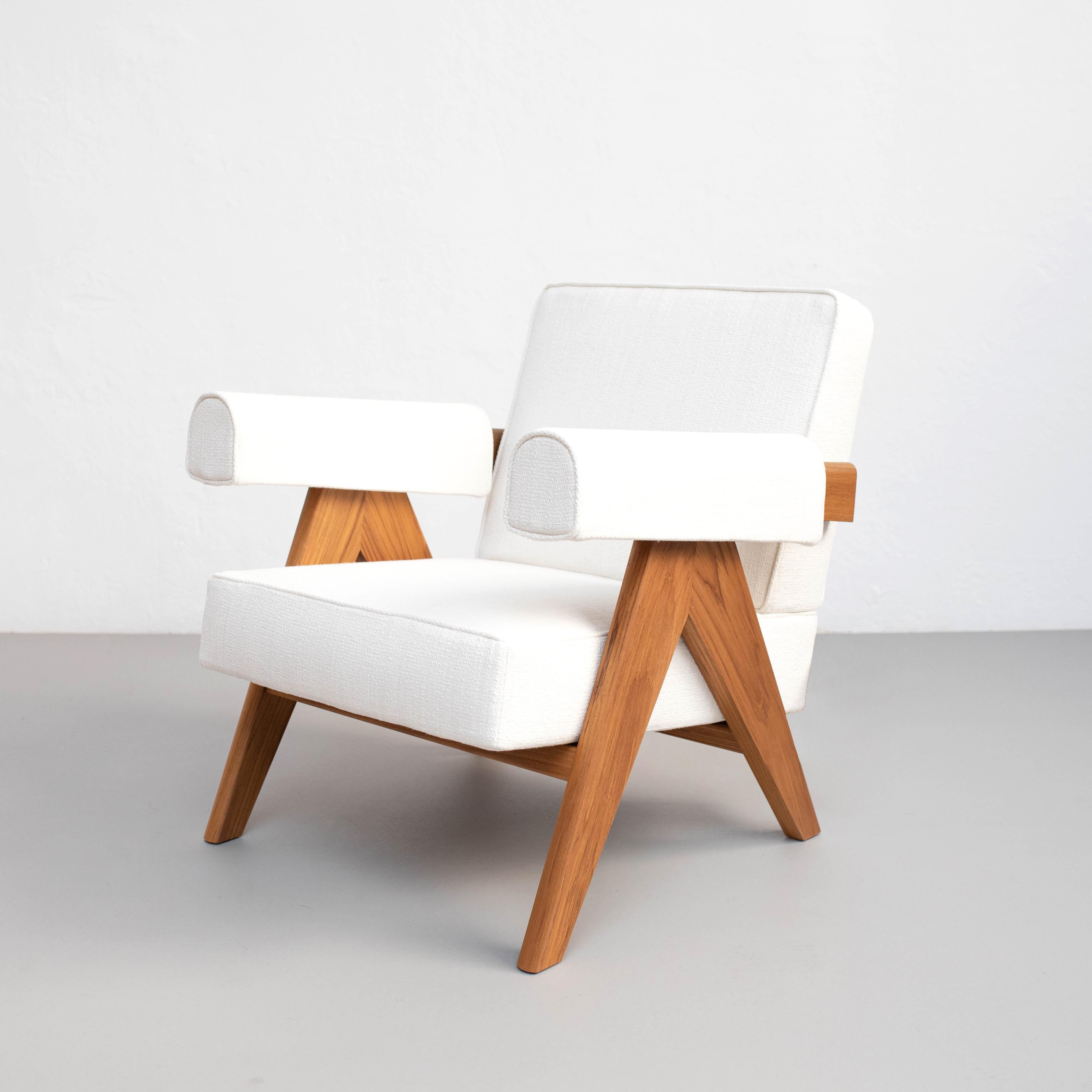 Set aus zwei Pierre Jeanneret 053 Capitol Complex-Sesseln von Cassina (Moderne der Mitte des Jahrhunderts) im Angebot