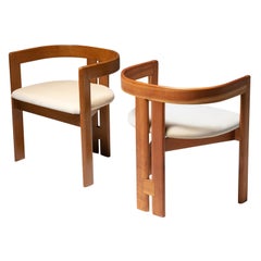 Set of Two "Pigreco" Chairs by Tobia Scarpa for Gavina