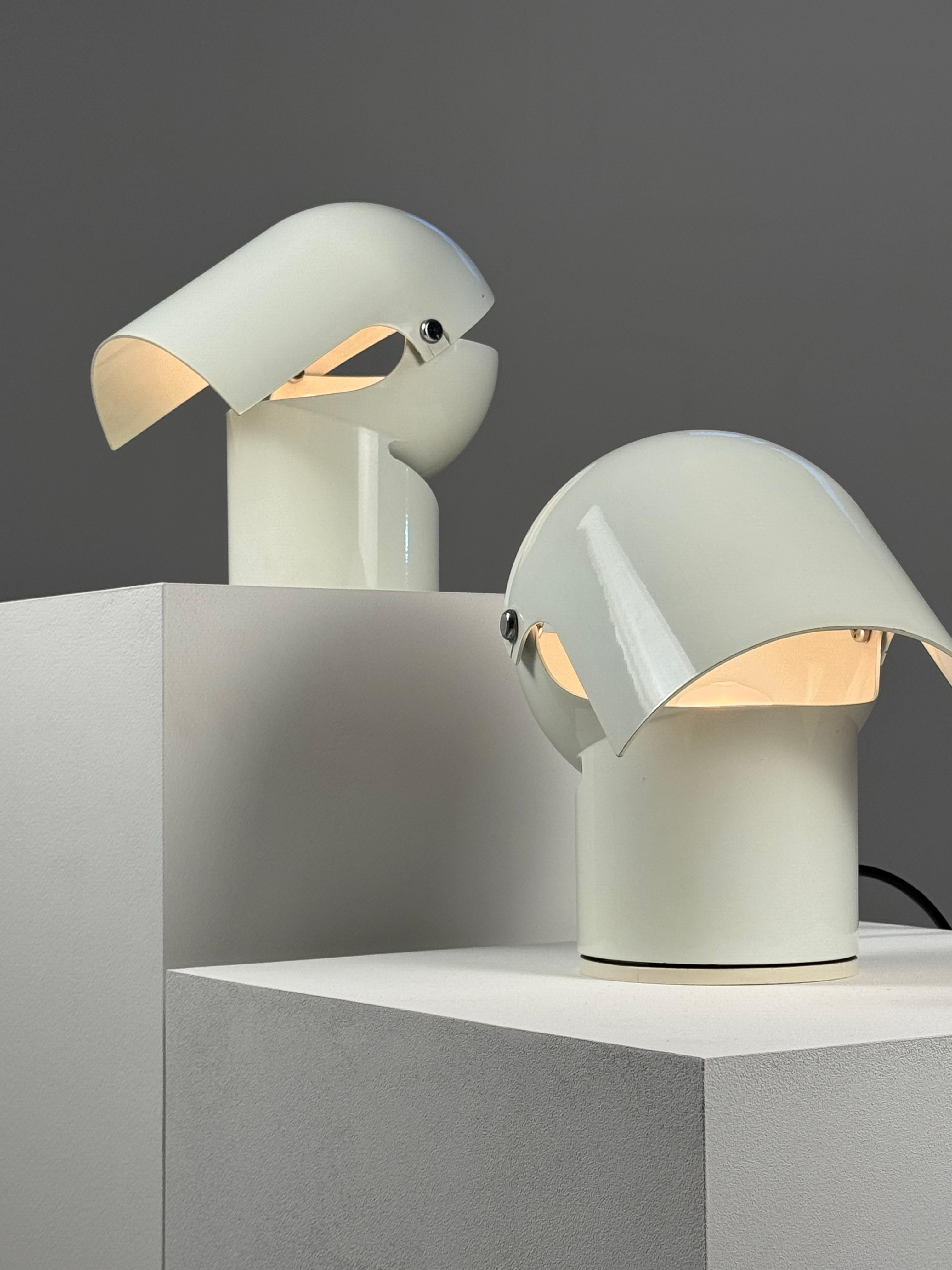 Set di due lampade da tavolo Pileino disegnate da Gae Aulenti per Artemide, Italia 1972 3