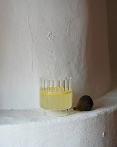 Set of Two Pillar Tumbler Glass by Agustina Bottoni — Handmade in Italy