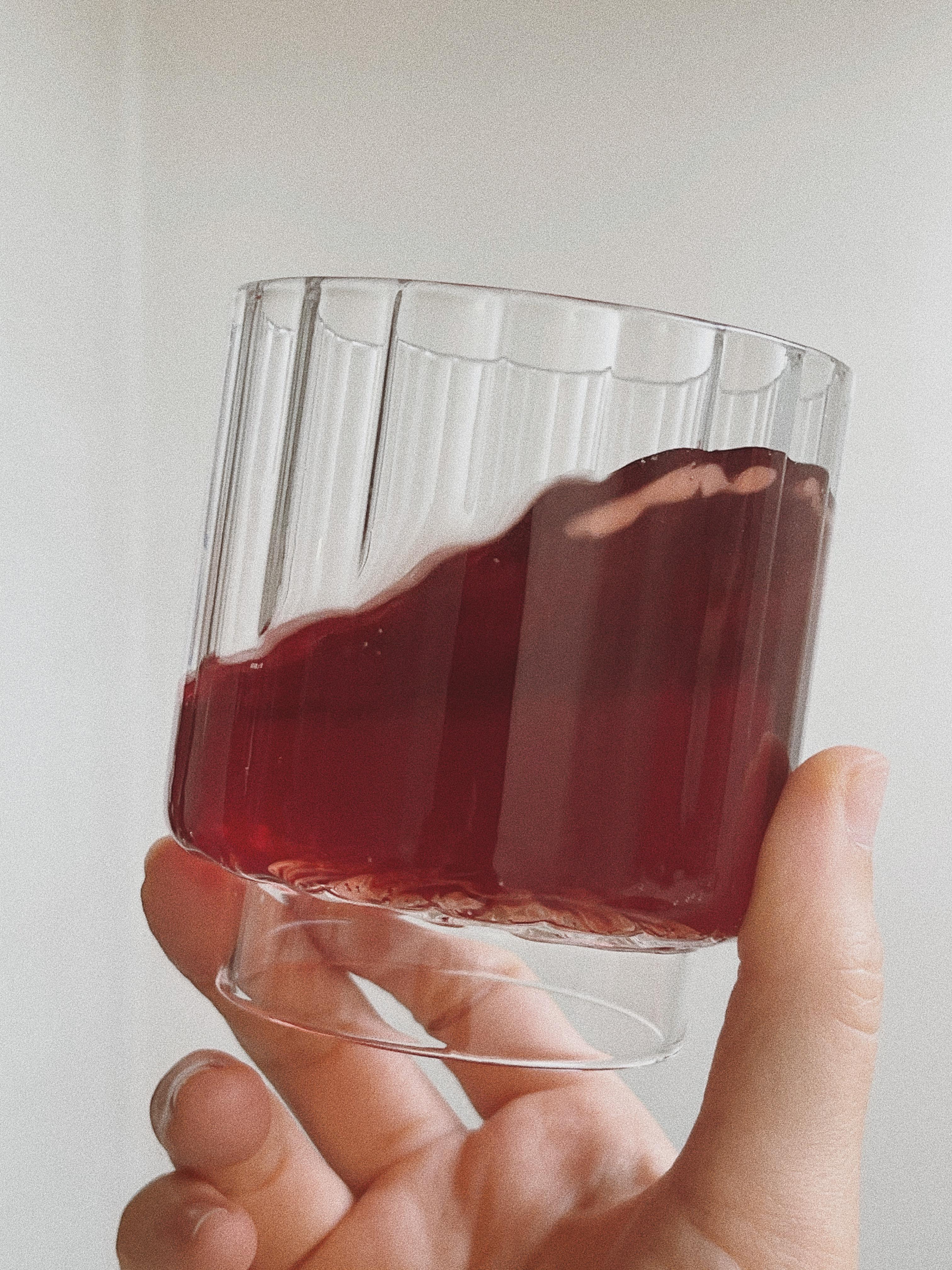 italien Set de deux verres à pied en verre par Agustina Bottoni - Fait à la main en Italie en vente