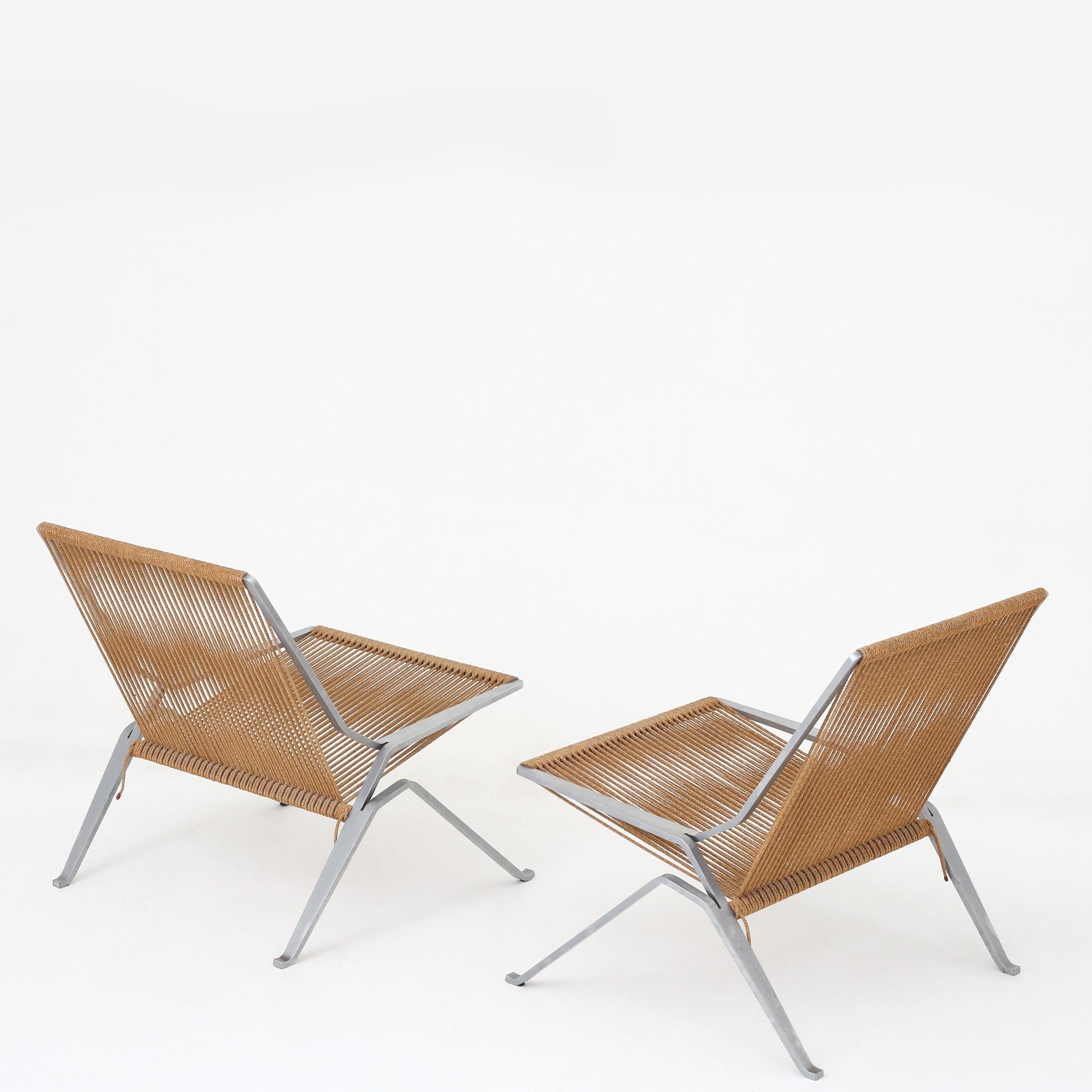 Set of Two PK 25 Chairs by Poul Kjærholm 4