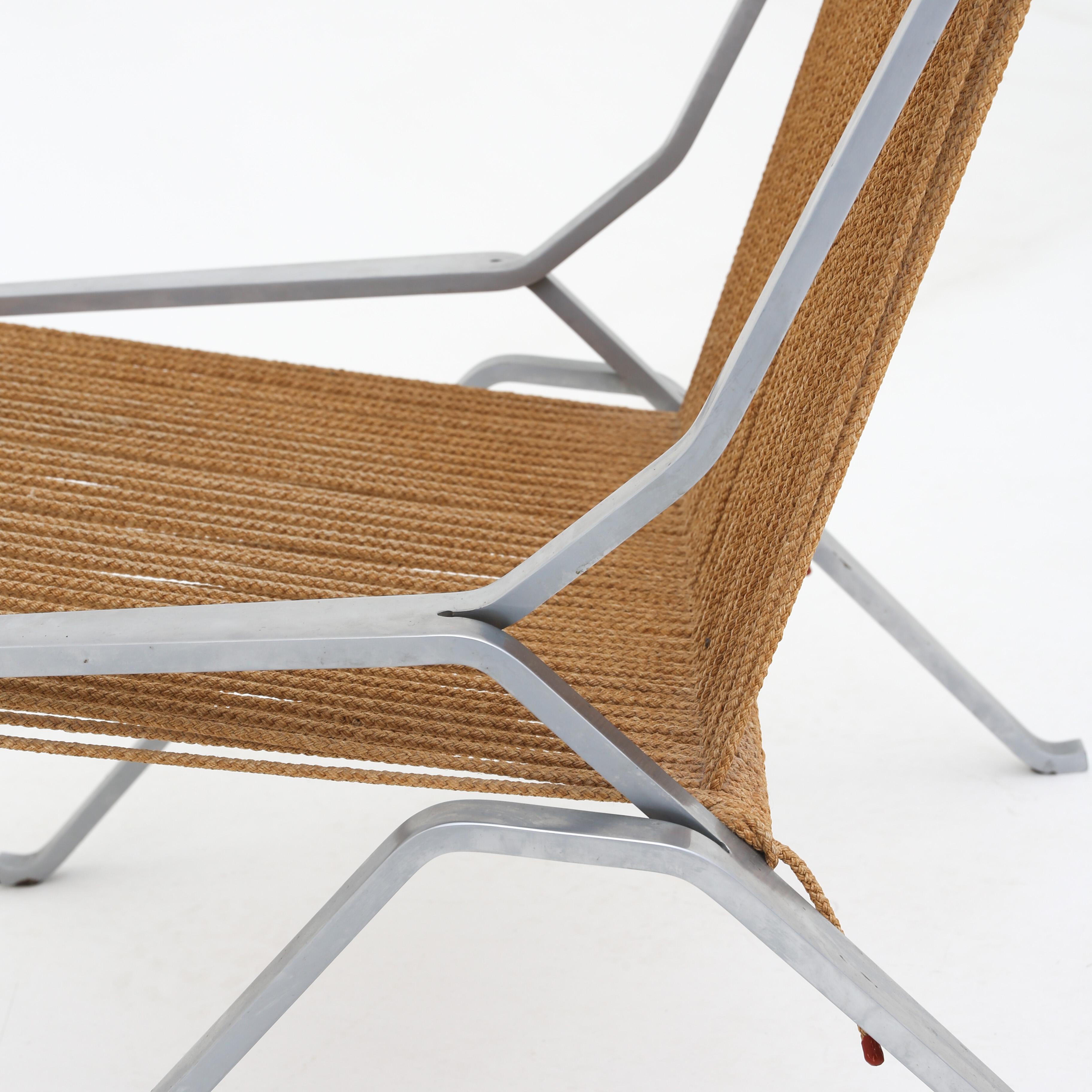 Danish Set of Two PK 25 Chairs by Poul Kjærholm