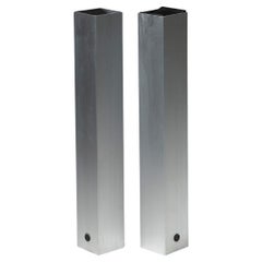 Set of Two "Ponza" Floor Ashtrays by Bruno Munari for Danese, Italy, 1950s