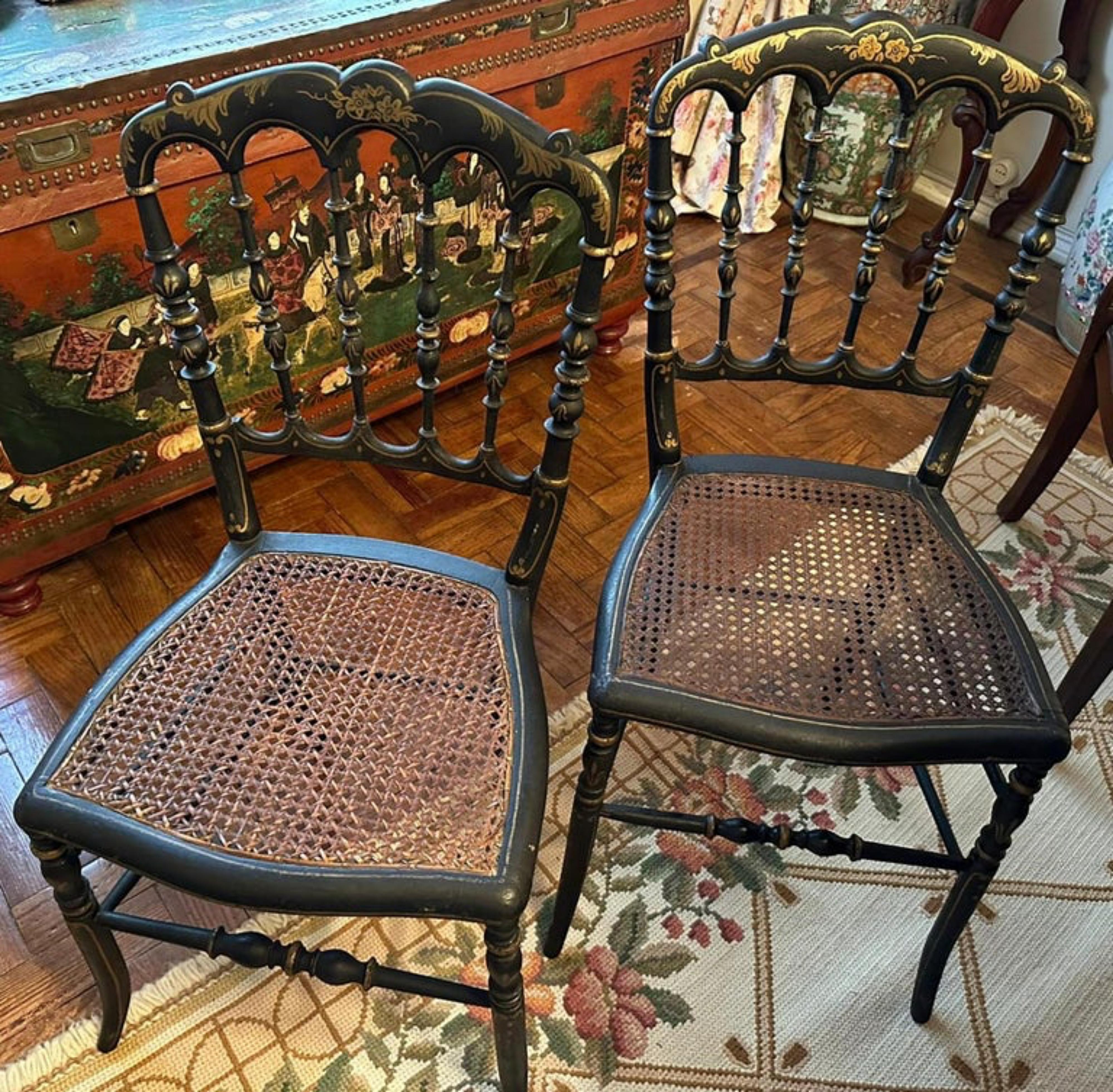Set of Two Portuguese Chairs 19th Century For Sale 2