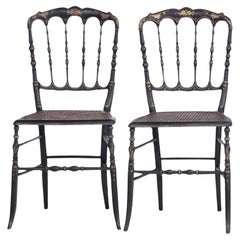 Antique Set of Two Portuguese Chairs 19th Century