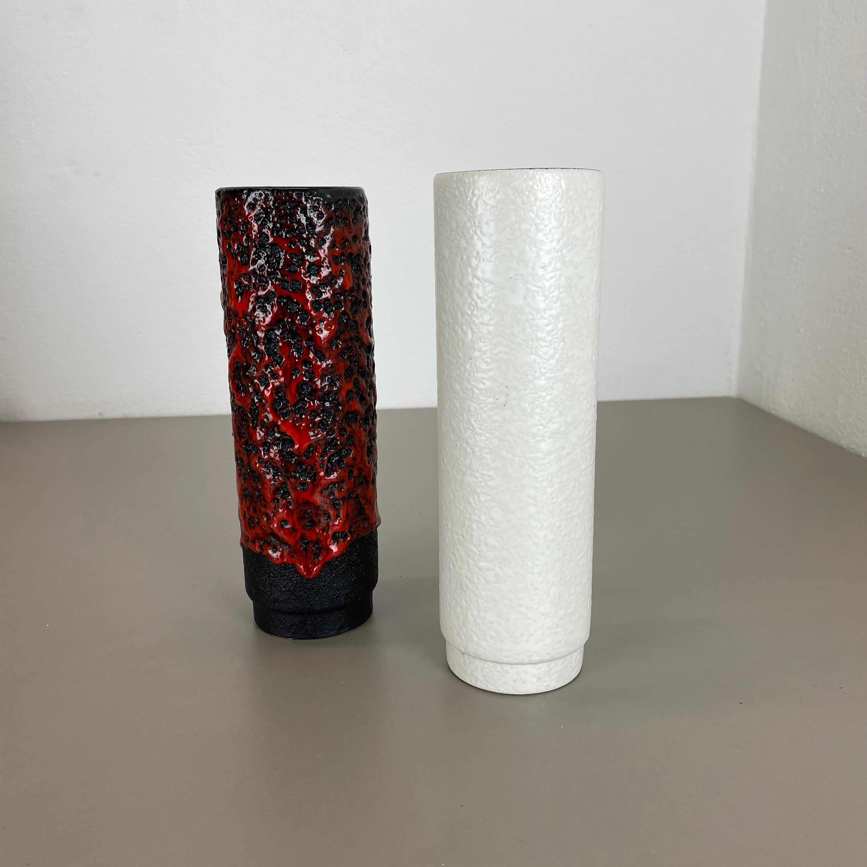 Article:

Set of two fat lava art vases




Producer:

Jopeko Ceramics, Germany



Decade:

1970s




These original vintage vases was produced in the 1970s in Germany. It is made of ceramic pottery in fat lava optic. Super rare