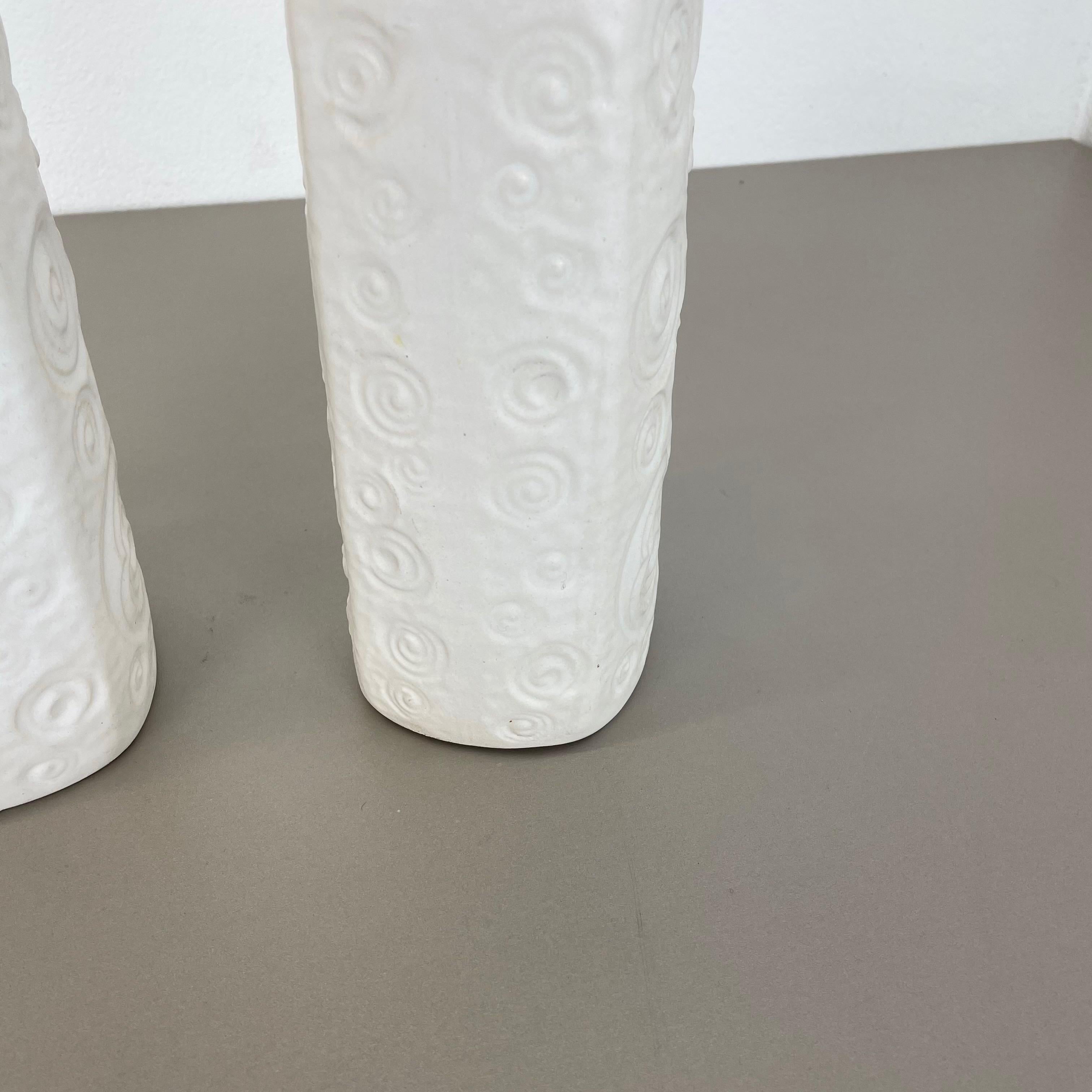 Set of Two Pottery Fat Lava Vases Jura 