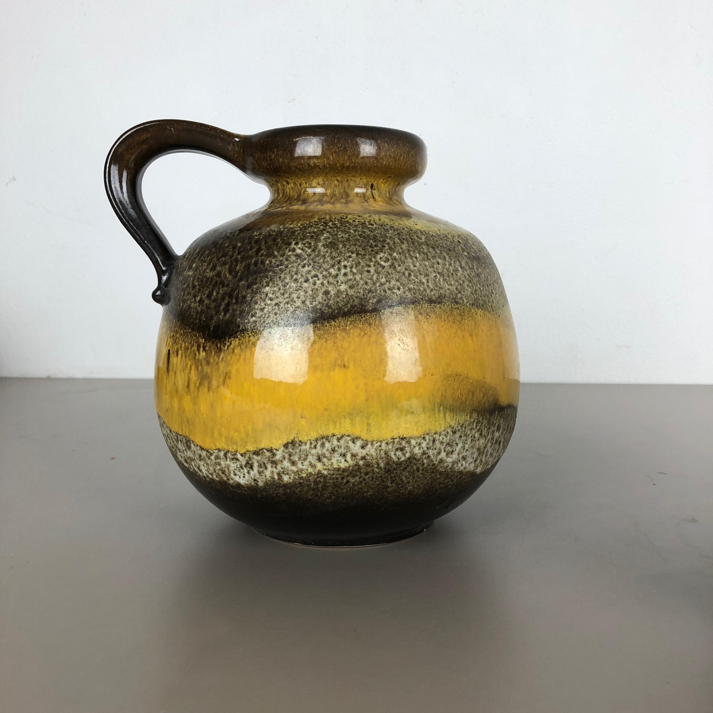 Set di due vasi in ceramica a lava grassa modello 