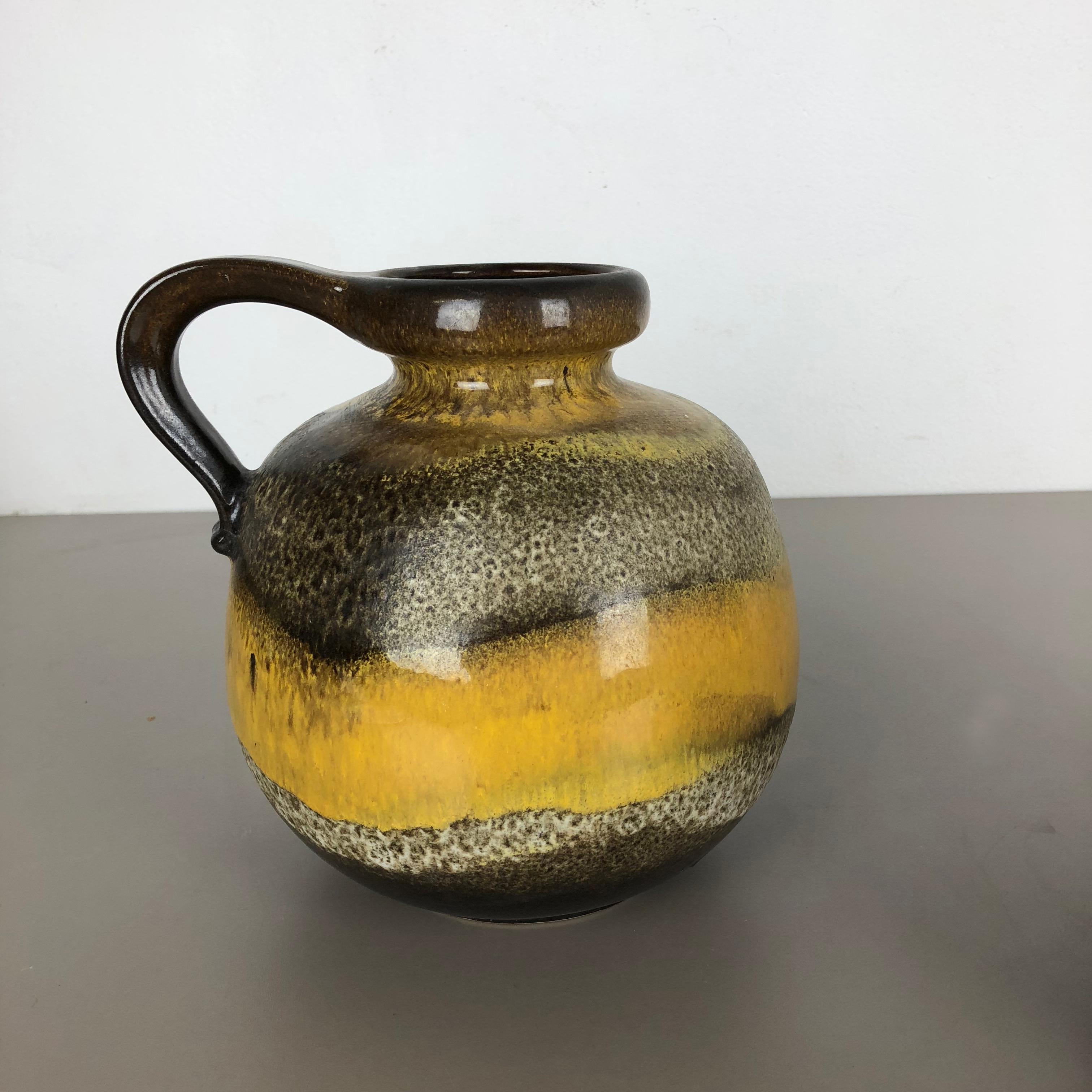 Set di due vasi in ceramica a lava grassa modello 