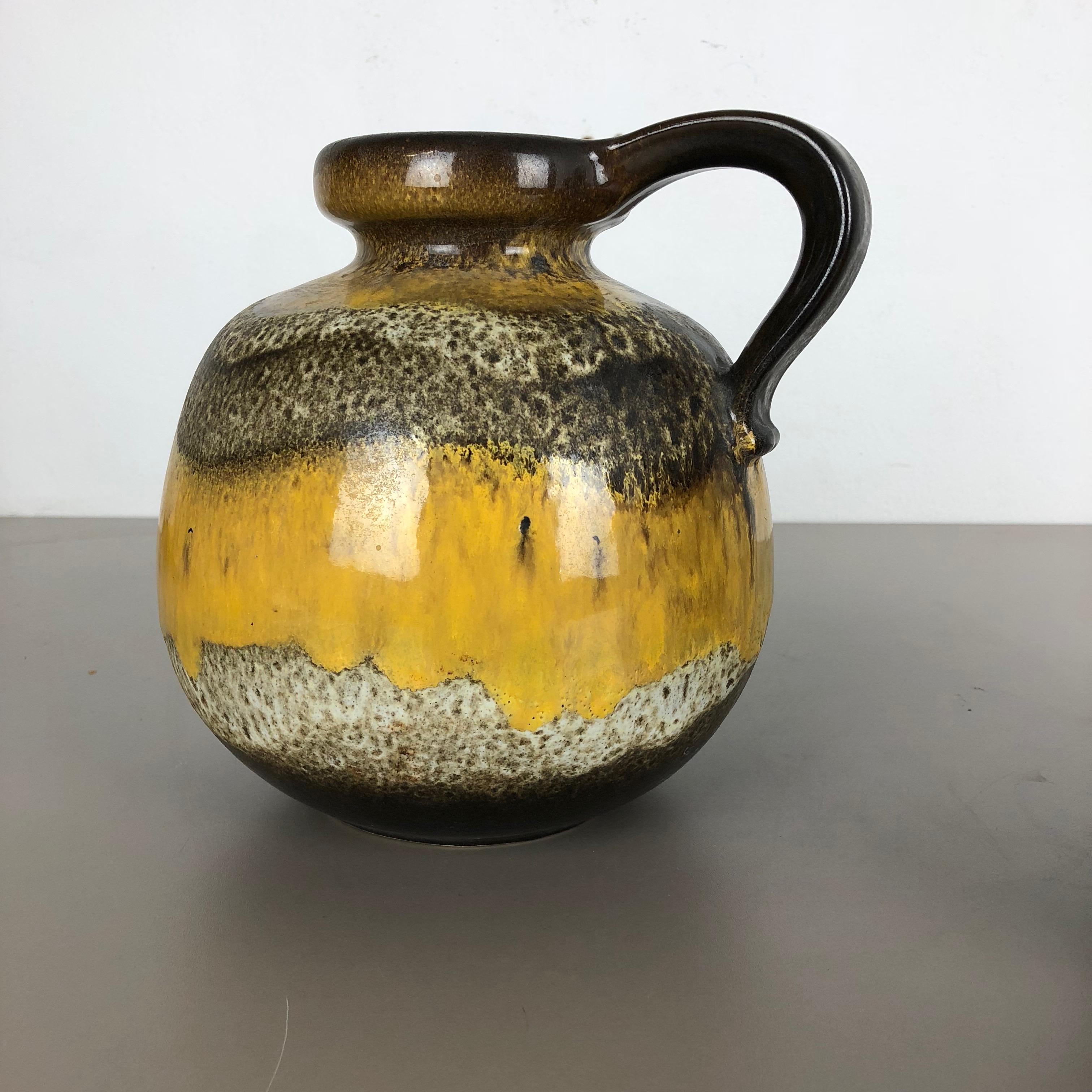 Set di due vasi in ceramica a lava grassa modello 