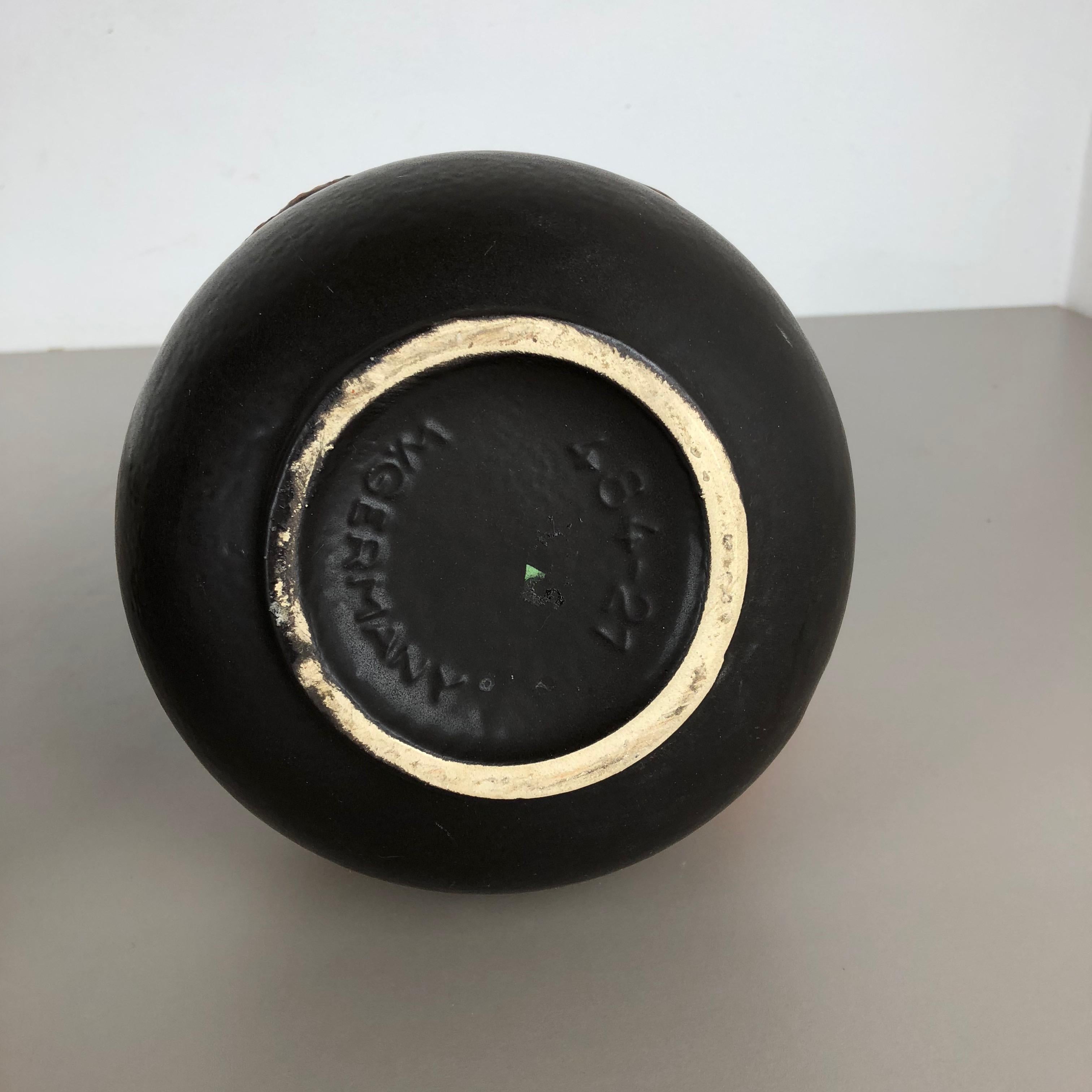 Set di due vasi in ceramica a lava grassa modello 
