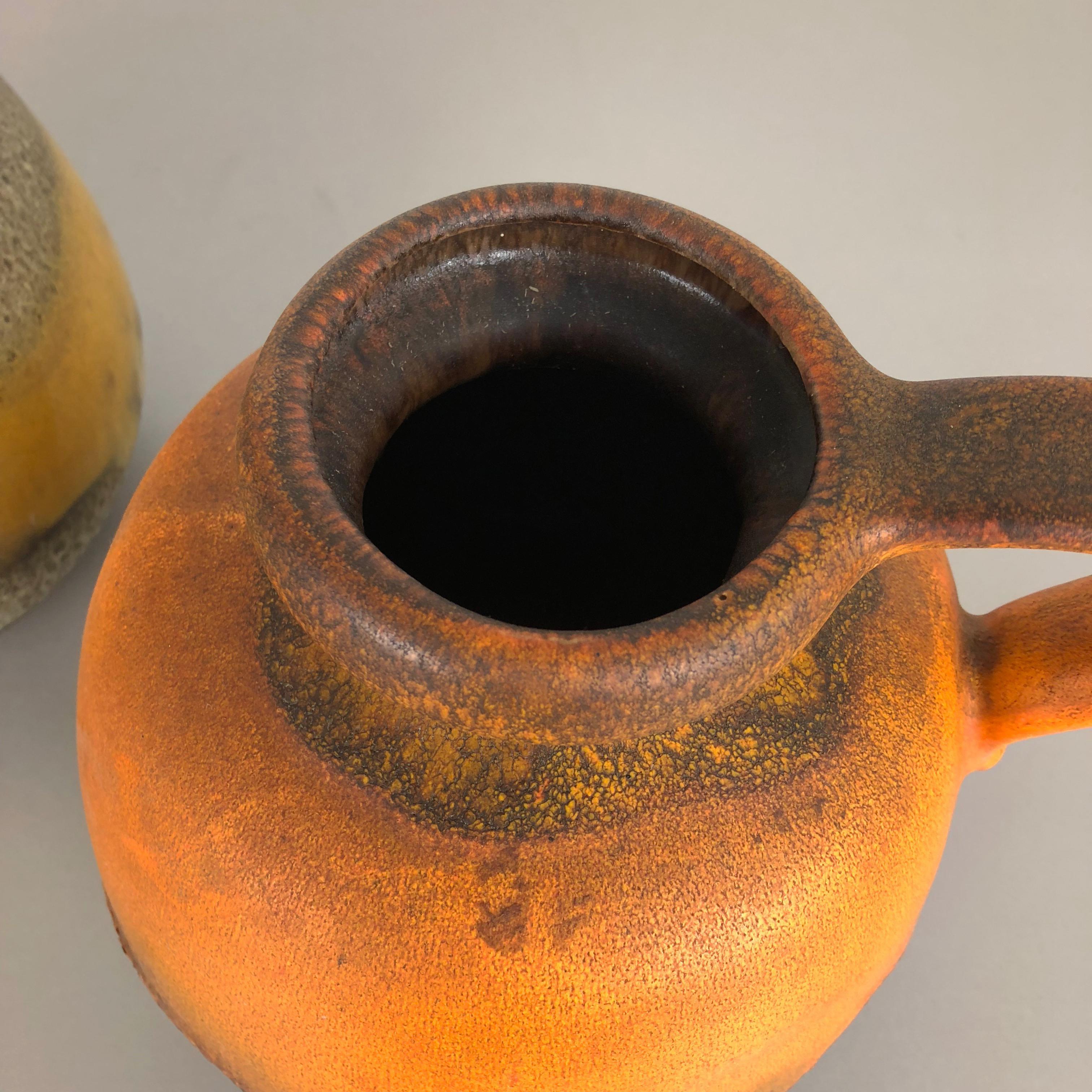 Ceramica Set di due vasi in ceramica a lava grassa modello 