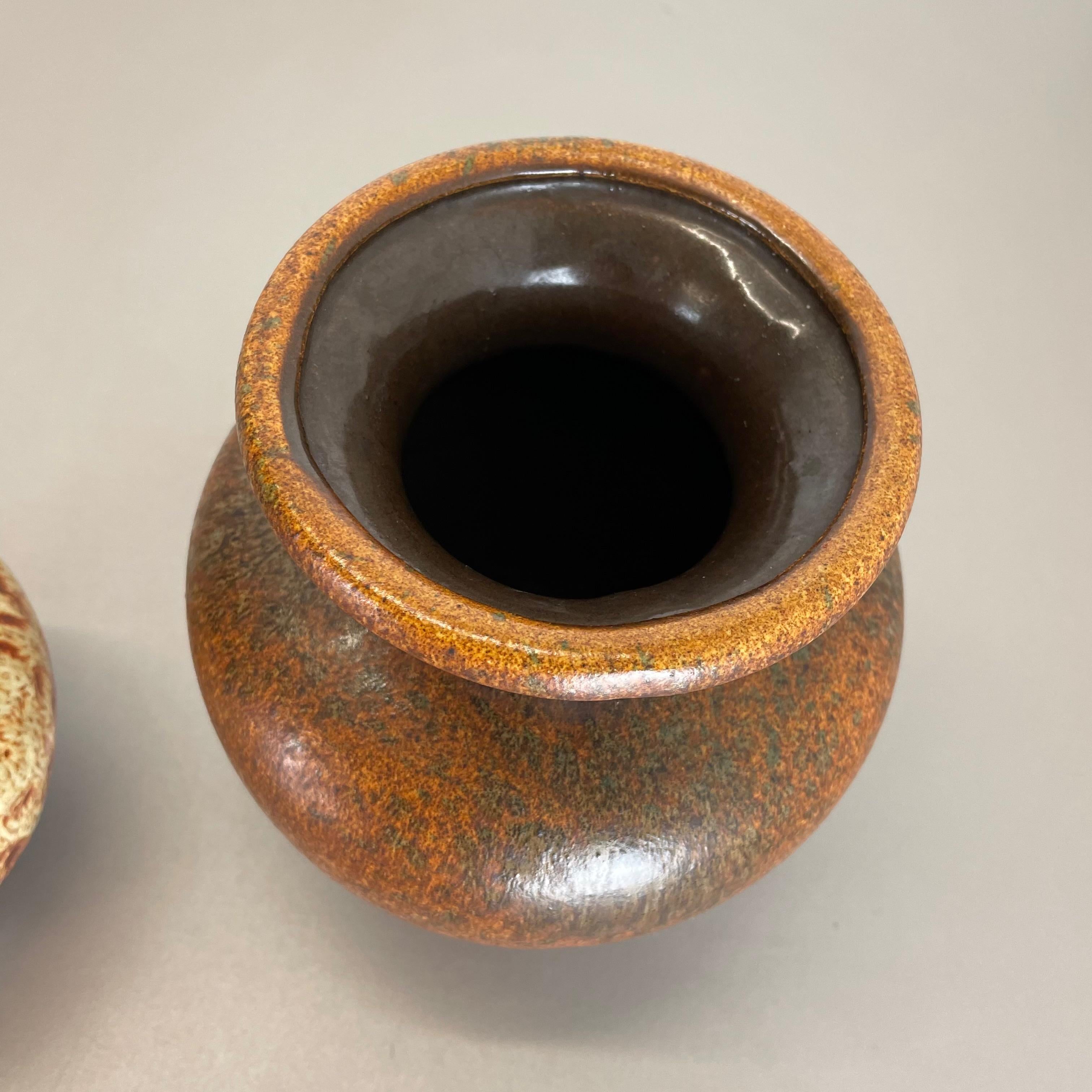 Set di due vasi in ceramica grassa 